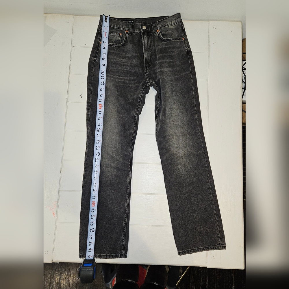 Zara Charcoal Denim Jeans
